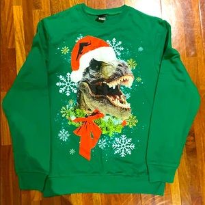 T-Rex Christmas Ugly Sweater